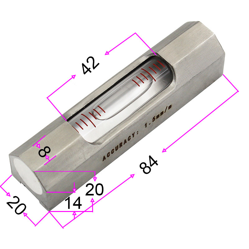 Bolha de aço inoxidável do nív - Spirit Level avaliação e preço