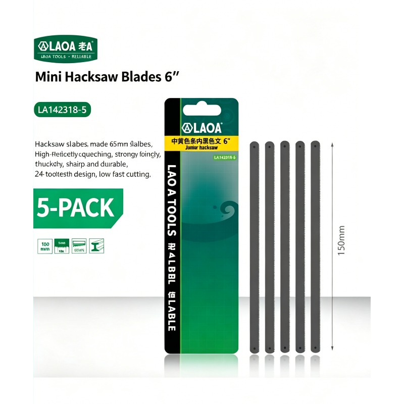 Serra Manual Mini LAOA de 6 Po - Hacksaw avaliação e preço
